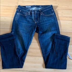 AG cigarettes dark wash jeans